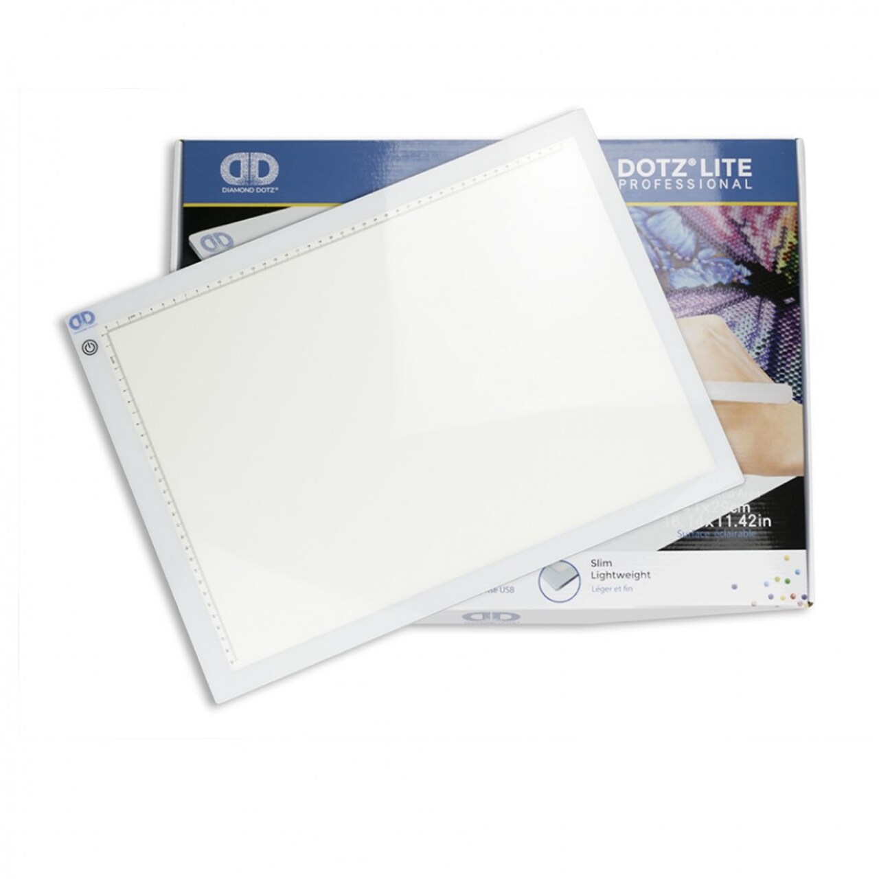 Diamond Dotz Dotzlite Professional A3 Light-Up Tracing Pad - Light Board for Dotting, Drawing, Crafts, LED Table for Artists, Portable Light Box for Tracing